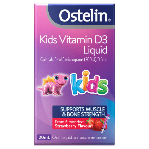 Ostelin Kids Vitamin D Liquid - D3 for Children's Bone Health & Immune Support 20mL - Ostelin - 1 - Vitamins - ThePharmacy