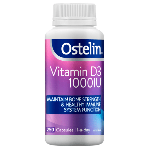 Ostelin Vitamin D3 1000IU 250 Capsules - Ostelin - 1 - Vitamins - ThePharmacy