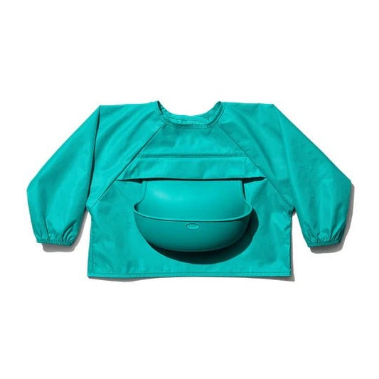 OXO TOT - Sleeved Roll Up Bib - Teal - ThePharmacy - 1 - ThePharmacy