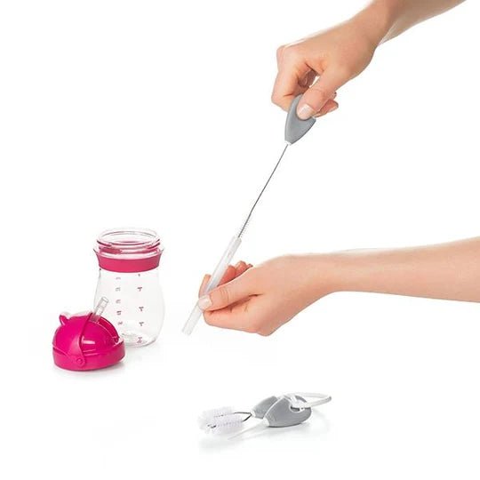 OXO TOT - Straw & Sippy Cup Top Cleaning Set - Gray - ThePharmacy - 2 - ThePharmacy