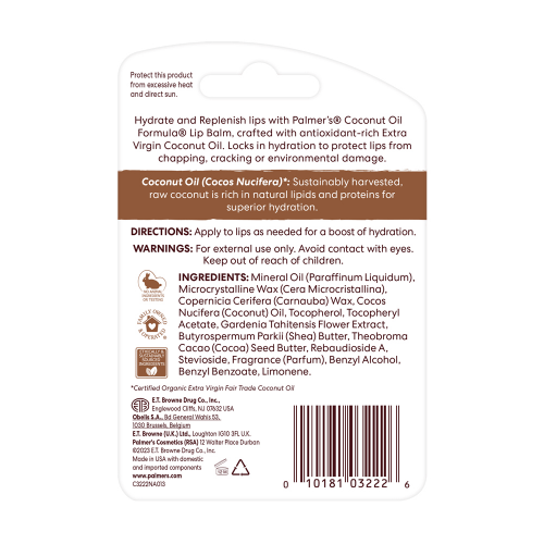 Palmer's Coconut Oil Formula Lip Balm 4g - Palmers - 2 - Beauty & Essentials - ThePharmacy