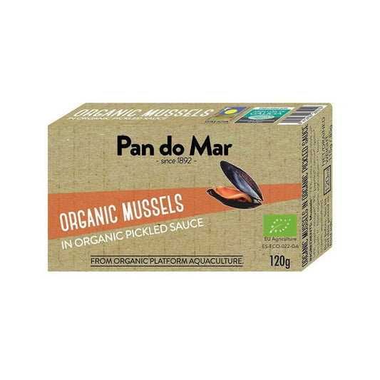 PAN DO MAR - Organic Mussels in Organic Pickled Sauce 120g - PAN DO MAR - 1 - Diet & Fitness - ThePharmacy