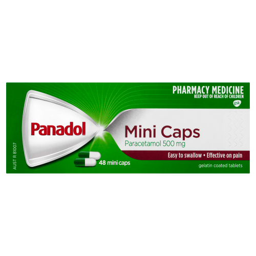 PANADOL - Mini Caps Paracetamol 500mg Capsules - 3 SIZES - Panadol - 2 - Health - ThePharmacy