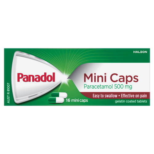PANADOL - Mini Caps Paracetamol 500mg Capsules - 3 SIZES - Panadol - 1 - Health - ThePharmacy