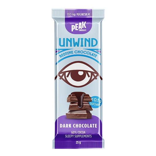 PEAK CHOCOLATE - Unwind Chocolate Bar 25g | 14 Pack - 2 OPTIONS - PEAK CHOCOLATE - 1 - Diet & Fitness - ThePharmacy
