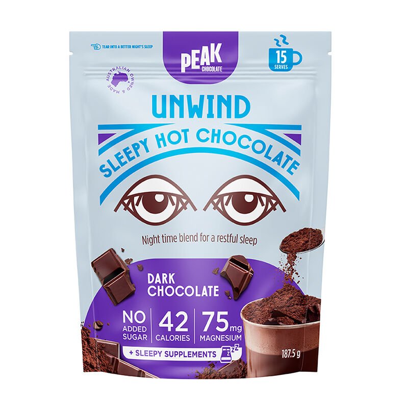 PEAK CHOCOLATE - Unwind Hot Chocolate Powder 187.5g - 2 OPTIONS - PEAK CHOCOLATE - 1 - Diet & Fitness - ThePharmacy