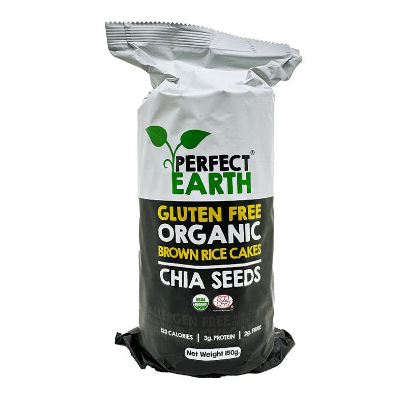 PERFECT EARTH - Organic Brown Rice Cakes 150g - 2 OPTIONS - PERFECT EARTH - 2 - Diet & Fitness - ThePharmacy