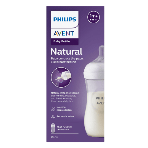 PHILIPS AVENT - Natural Response Baby Bottle 260ml - 2 OPTIONS - Philips Avent - 1 - Baby & Kids - ThePharmacy