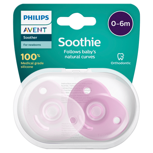 PHILIPS AVENT - Soothie 0 - 6 months | 2 Pack - 2 COLOURS - Philips Avent - 2 - Baby & Kids - ThePharmacy