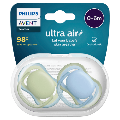 PHILIPS AVENT - Ultra Air Mixed Soother 0 - 6 Months | 2 Pack - 2 OPTIONS - Philips Avent - 4 - Baby & Kids - ThePharmacy
