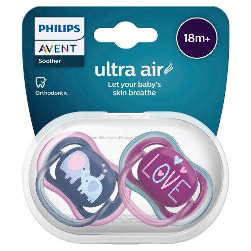 PHILIPS AVENT - Ultra Air Mixed Soother 18 Months+ | 2 Pack - Deco - Philips Avent - 2 - Baby & Kids - ThePharmacy