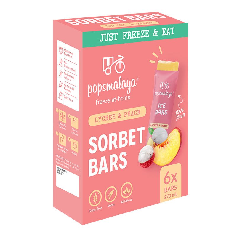 POPS MALAYA - Freeze - at - Home Sorbet Bars 270ml (6x45ml) - 8 OPTIONS - POPS MALAYA - 2 - Diet & Fitness - ThePharmacy
