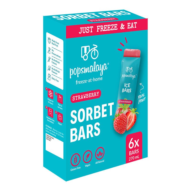 POPS MALAYA - Freeze - at - Home Sorbet Bars 270ml (6x45ml) - 8 OPTIONS - POPS MALAYA - 5 - Diet & Fitness - ThePharmacy