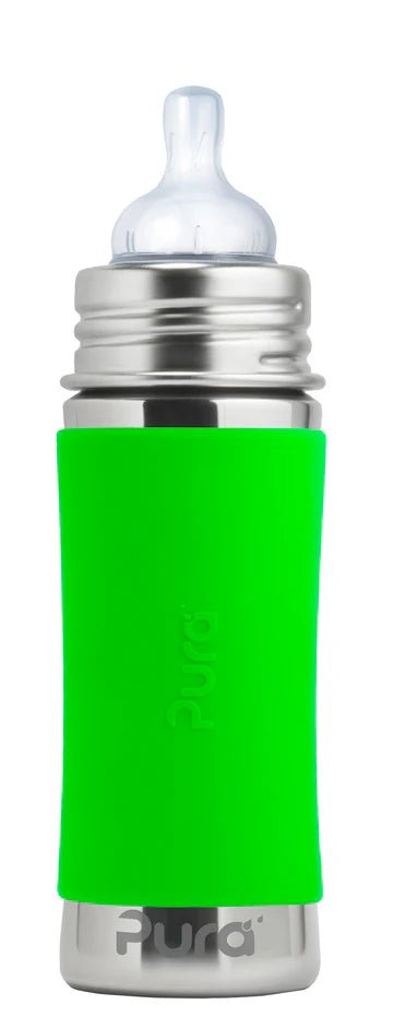 PURA KIKI - 325mL Infant Bottle - Stainless Steel with Sleeve - 3 COLOURS - Pura - 5 - Baby & Kids - ThePharmacy