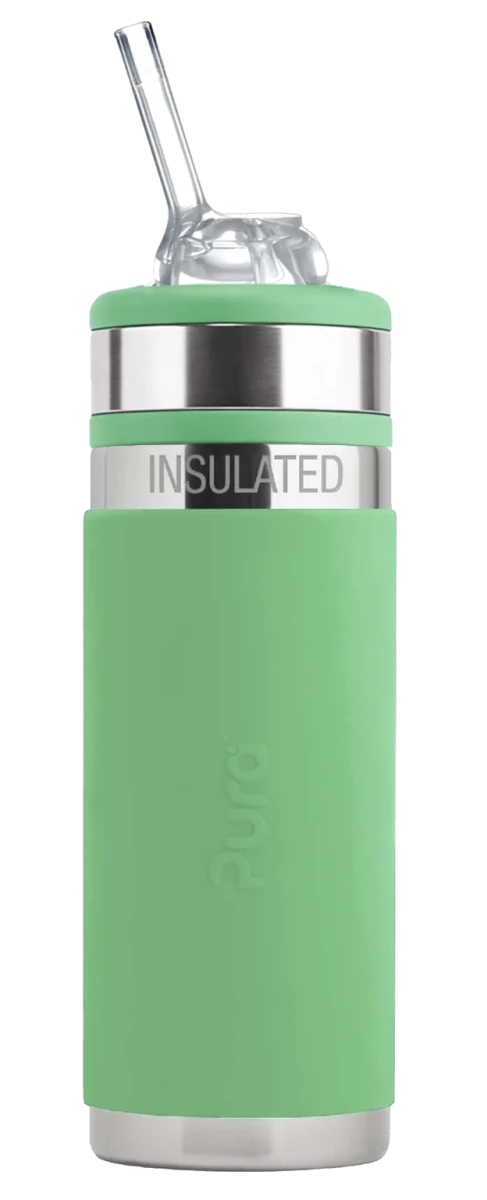 Pura Kiki 325ml Kiddo 6M+ Straw Stainless Steel Bottle - Pura - 1 - Baby & Kids - ThePharmacy
