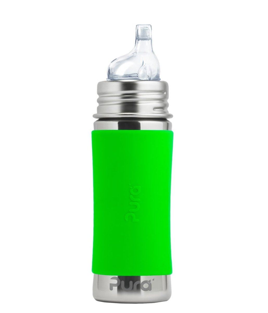 PURA KIKI - 325mL Sippy Bottle - Stainless Steel with Sleeve - 6 COLOURS - Pura - 4 - Baby & Kids - ThePharmacy