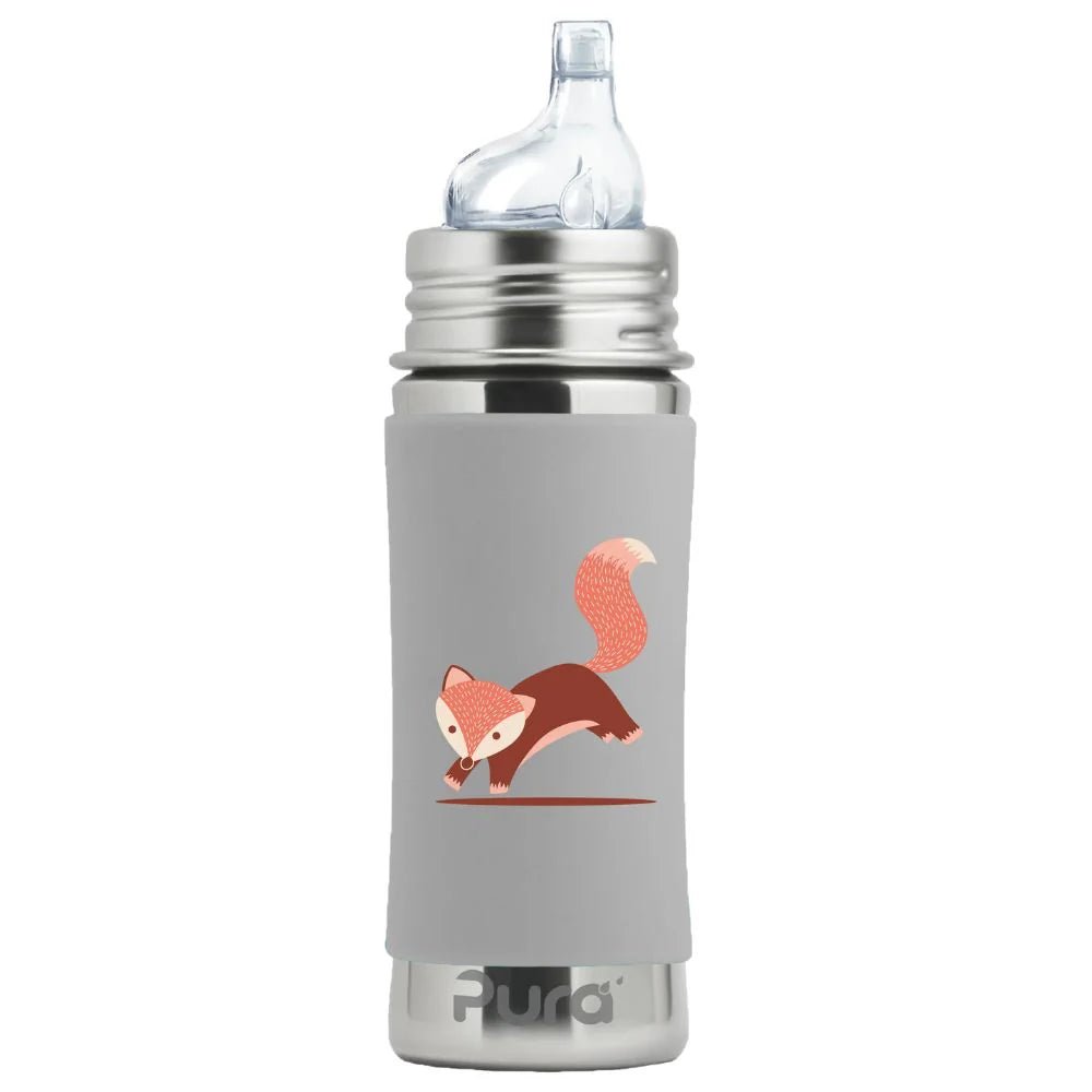 PURA KIKI - 325mL Sippy Bottle - Stainless Steel with Sleeve - 6 COLOURS - Pura - 7 - Baby & Kids - ThePharmacy