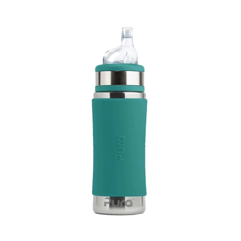 PURA KIKI - 325mL Sippy Bottle - Stainless Steel with Sleeve - Pura - 13 - Baby & Kids - ThePharmacy