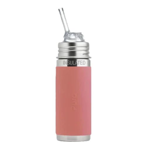 PURA KIKI - Insulated 260mL Straw Bottle - Stainless Steel with Sleeve - 3 COLOURS - Pura - 3 - Baby & Kids - ThePharmacy