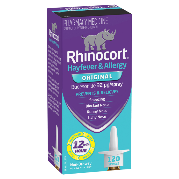 Rhinocort Aqueous Spray 32Mcg 120 Dose - Rhinocort - 1 - Health - ThePharmacy