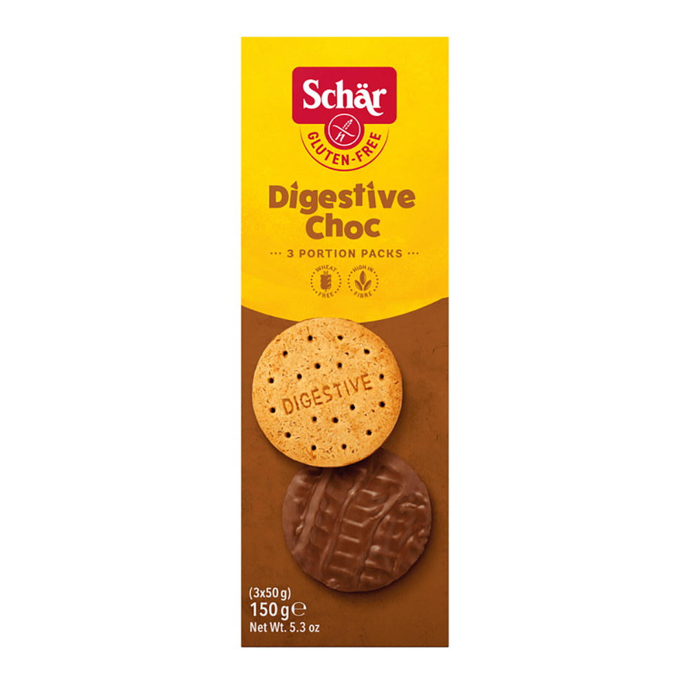 SCHAR - Digestive Choc Biscuits 150g | 6 Pack - SCHAR - 1 - Diet & Fitness - ThePharmacy