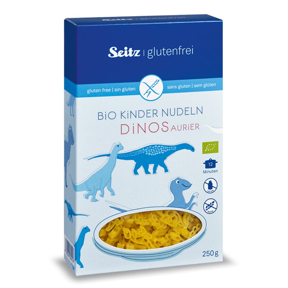 SIETZ - Organic Kids Pasta Gluten Free Dinos 8 x 250g Case - ALB - GOLD - 1 - Health - ThePharmacy