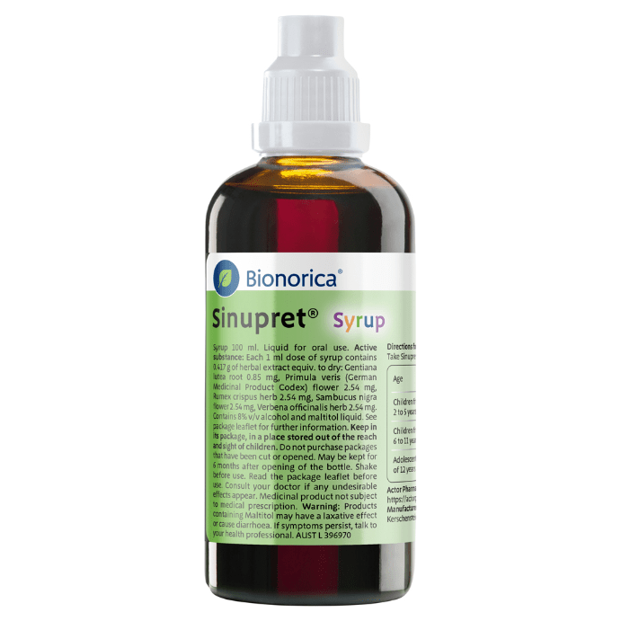 Sinupret Syrup 100mL - Sinupret - 3 - Health - ThePharmacy
