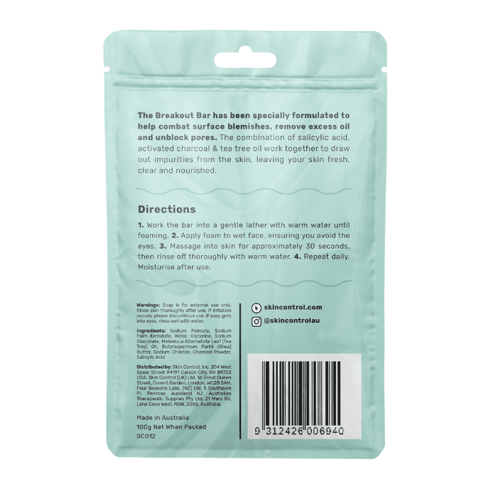 SKIN CONTROL Breakout Bar 100g - Skin Control - 2 - Beauty & Essentials - ThePharmacy