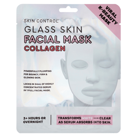 SKIN CONTROL Glass Skin Facial Mask Collagen - Skin Control - 1 - Beauty & Essentials - ThePharmacy