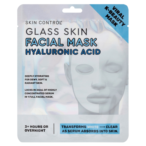 SKIN CONTROL Glass Skin Facial Mask Hyaluronic Acid - Skin Control - 1 - Beauty & Essentials - ThePharmacy