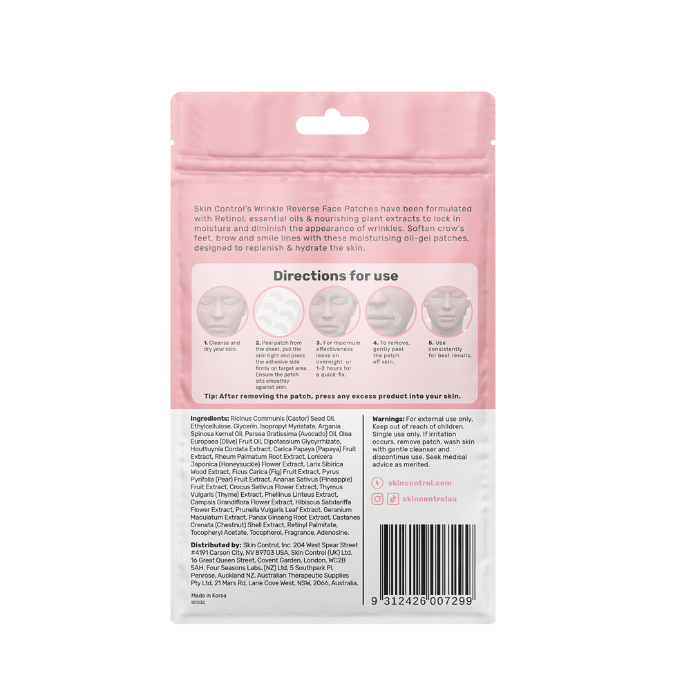 SKIN CONTROL Wrinkle Reverse Face Patch - 24 Pack - Skin Control - 2 - Beauty & Essentials - ThePharmacy