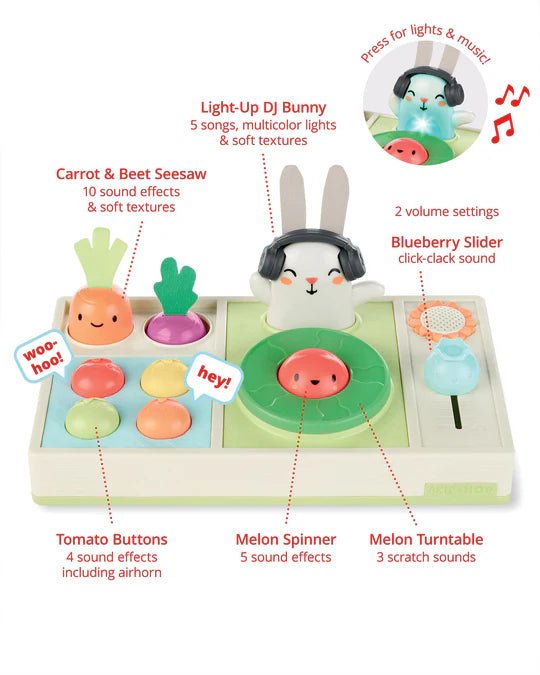 SKIP HOP - FARMSTAND Let The Beet Drop DJ Set Baby Musical Toy - ThePharmacy - 2 - ThePharmacy