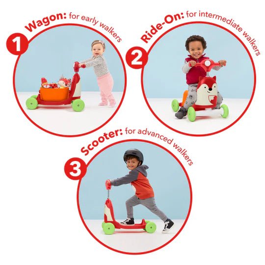 SKIP HOP - ZOO Ride On 3 in 1 Scooter - 3 OPTIONS - ThePharmacy - 4 - ThePharmacy