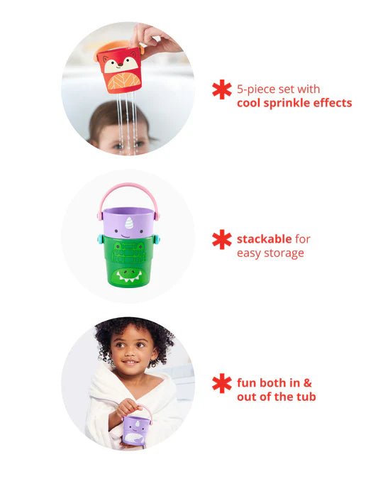 SKIP HOP - ZOO Stack & Pour Buckets - 2 OPTIONS - ThePharmacy - 4 - ThePharmacy