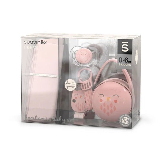 SUAVINEX - Bonhomia Baby Gift Set - Owl Pink - Suavinex - 2 - Baby & Kids - ThePharmacy