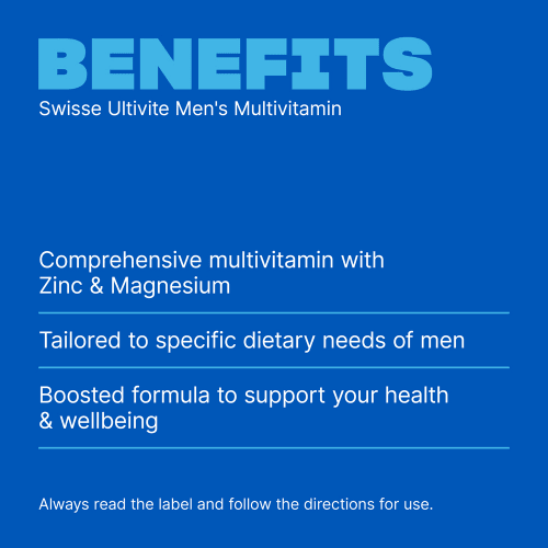 SWISSE - Ultivite Men's Multivitamin | 120 Tablets - Swisse - 3 - Health - ThePharmacy