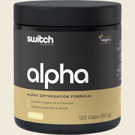 Switch Nutrition Alpha Male Support Formula 120 Capsules - Switch - 1 - Health - ThePharmacy