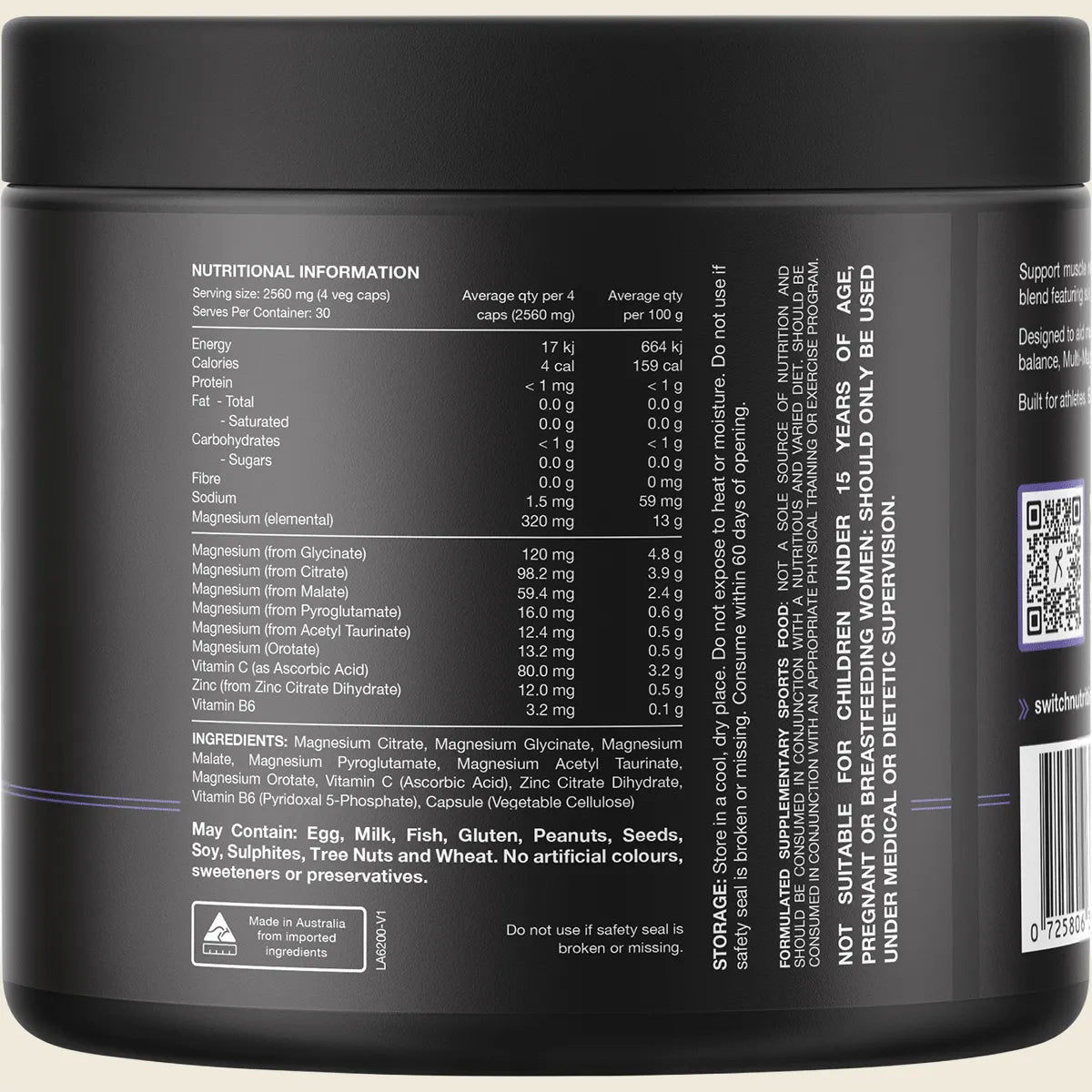 Switch Nutrition Multi - Mag Perform 120 Caps - Switch - 2 - Health - ThePharmacy
