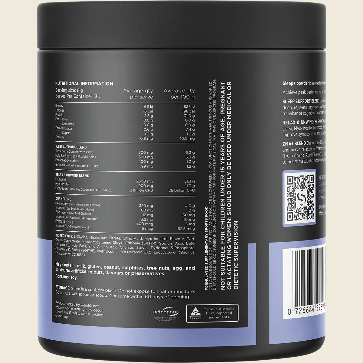 Switch Nutrition Sleep + Magnesium 240g Tub - Switch - 10 - Health - ThePharmacy