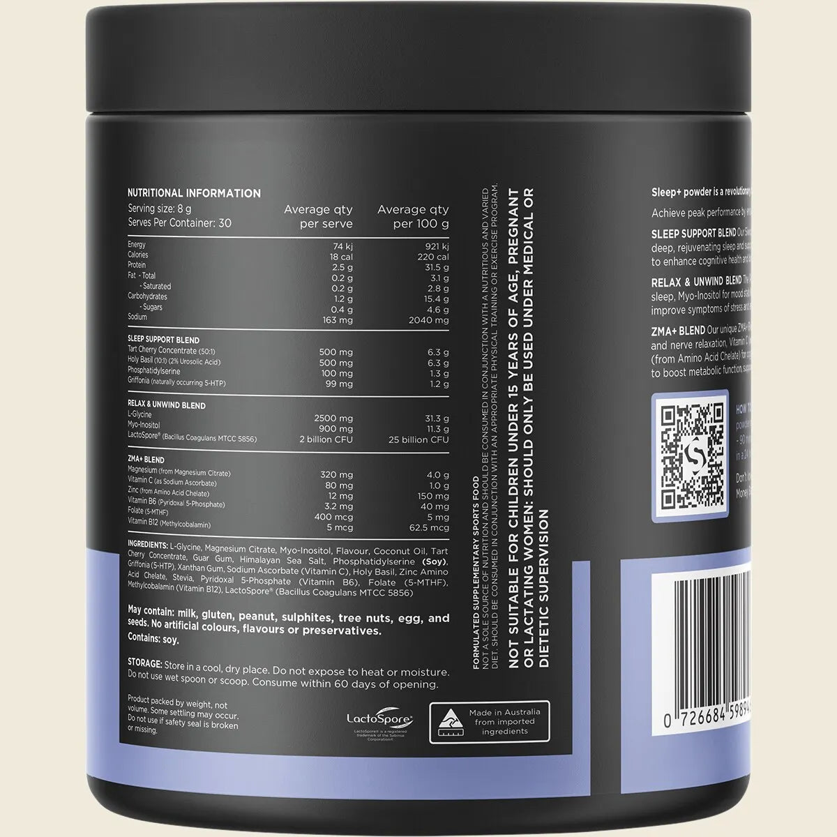 Switch Nutrition Sleep + Magnesium 240g Tub - Switch - 7 - Health - ThePharmacy