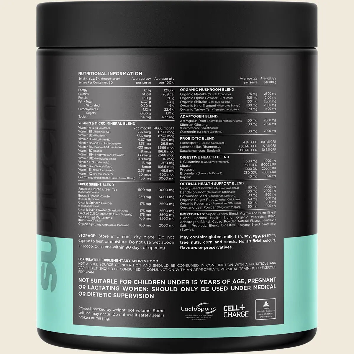 Switch Nutrition Vitality Revitalising Greens Powder 150g - Switch - 5 - Health - ThePharmacy