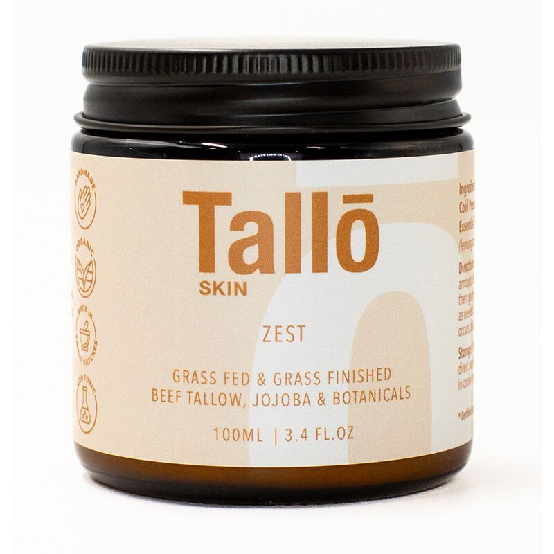 Tallo Skin - Organic Tallow Cream - Zest 100ml - Tallo Skin - 1 - Beauty & Essentials - ThePharmacy