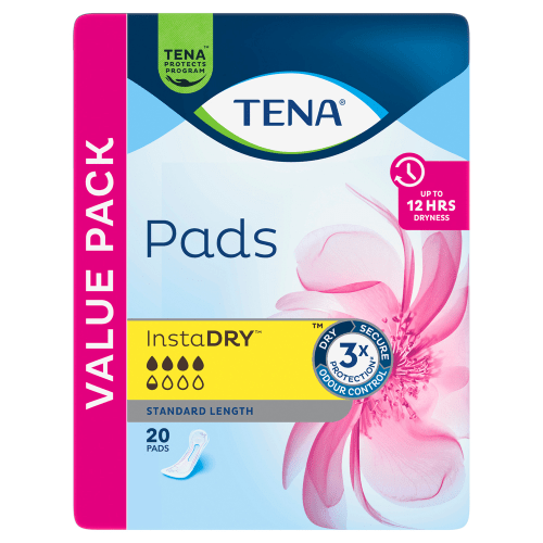 TENA - InstaDry Pads - 6 SIZES - TENA - 6 - Health - ThePharmacy