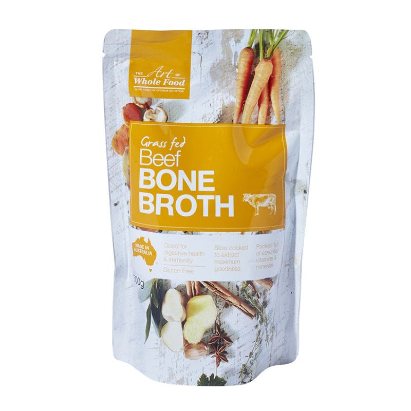 THE ART OF WHOLE FOOD - Grass Fed Beef Bone Broth 500g | 8 Pack - THE ART OF WHOLE FOOD - 1 - Diet & Fitness - ThePharmacy