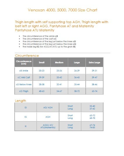 VENOSAN - 4002 (23 - 32mmHg) AGH Thigh High Stockings - 48 OPTIONS - VENOSAN - 10 - Health - ThePharmacy