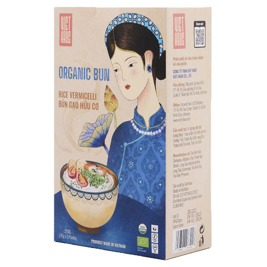 VIET HAUS - Organic Bun Rice Vermicelli 210g | 12 Pack - VIET HAUS - 1 - Diet & Fitness - ThePharmacy