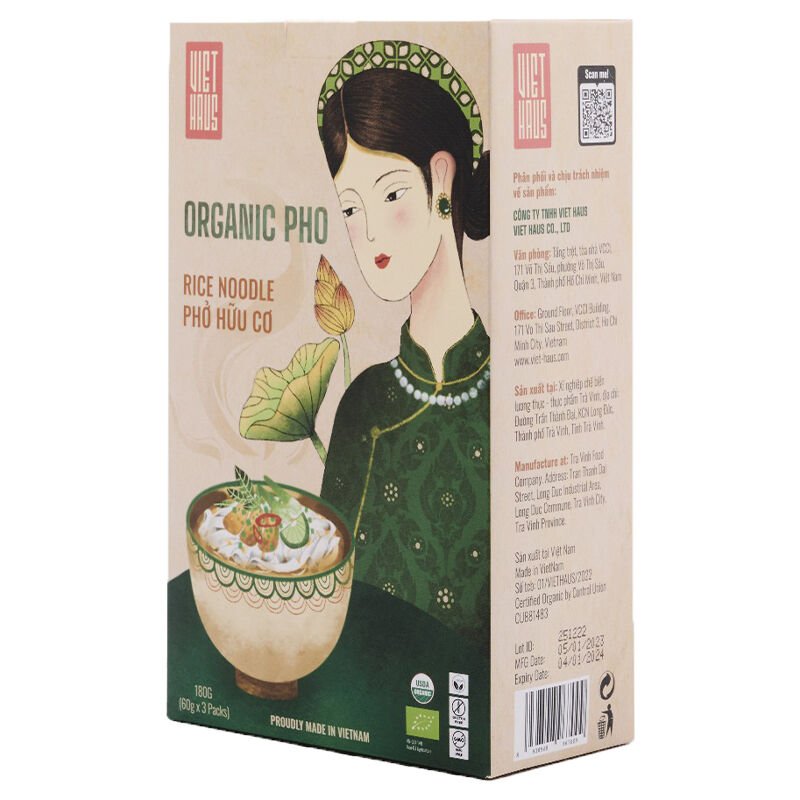 VIET HAUS - Organic Pho Rice Noodle 180g | 12 Pack - VIET HAUS - 1 - Diet & Fitness - ThePharmacy