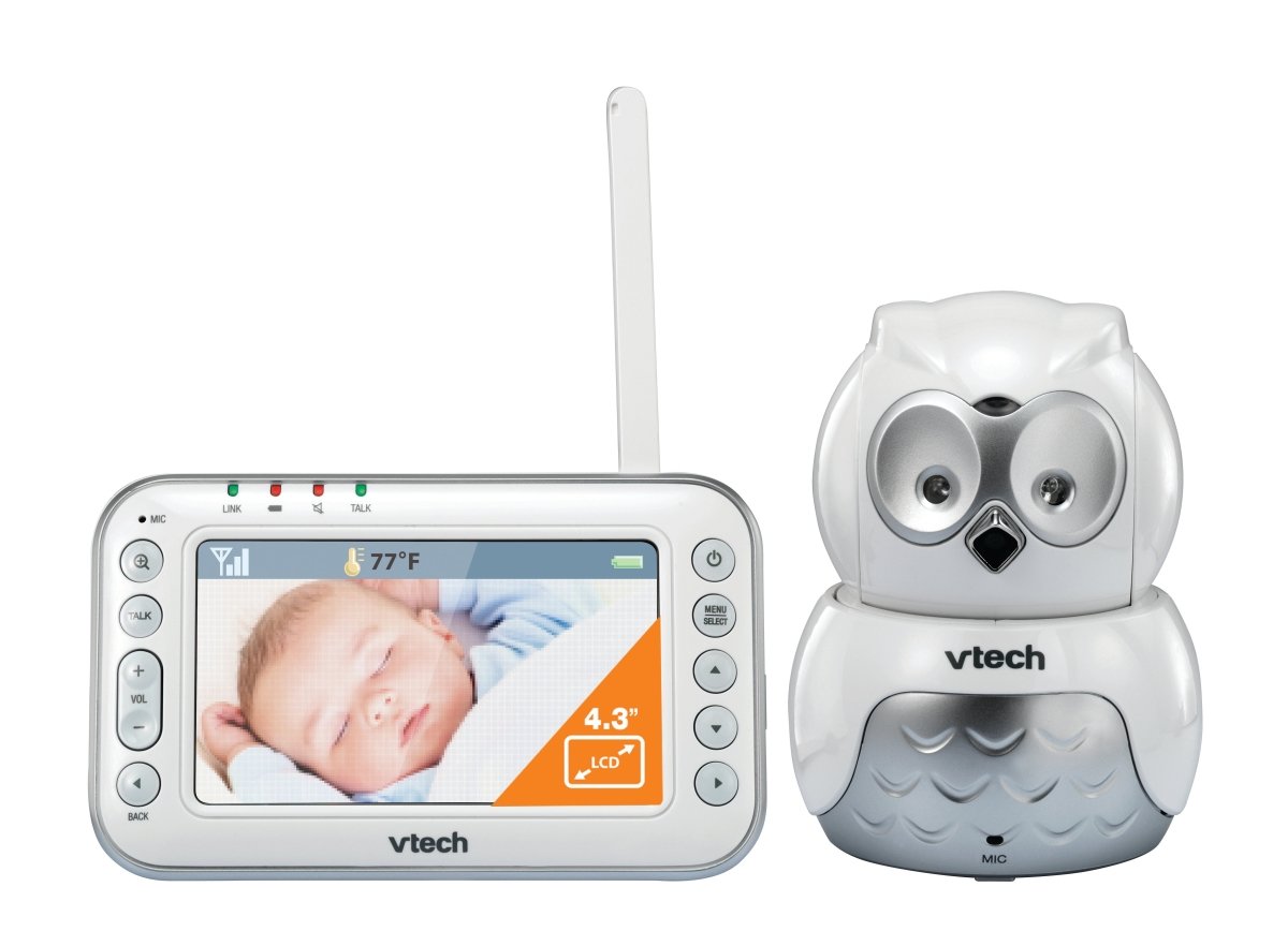 VTech BM4500 Safe & Sound Video and Audio baby monitor with motorised Pan & Tilt Owl Camera - VTECH - 1 - Baby & Kids - ThePharmacy