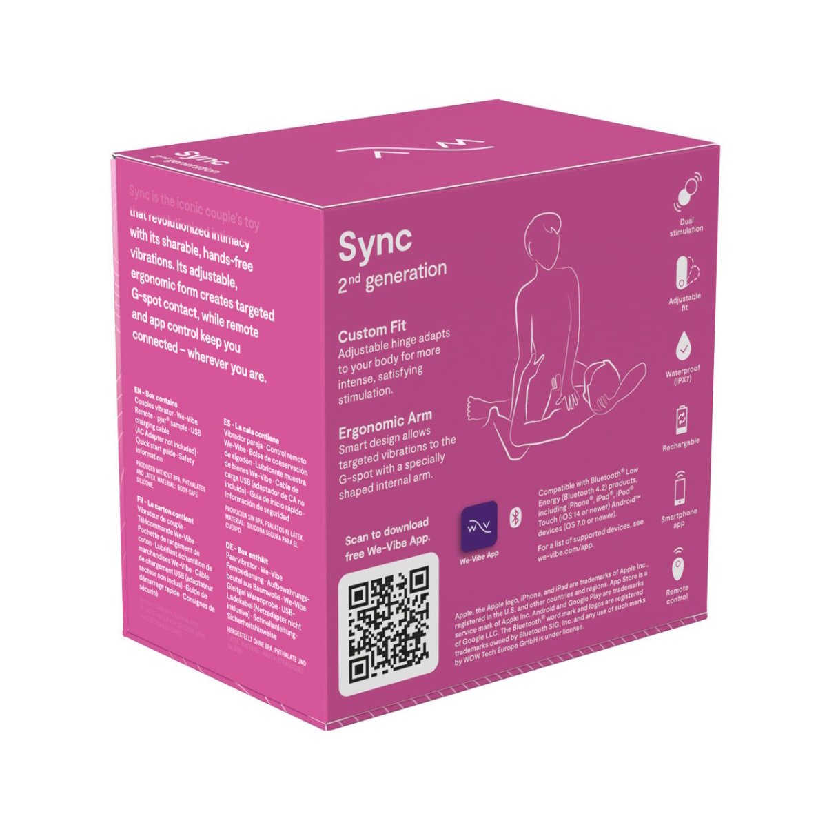 We - Vibe Sync 2 - Pink - We - Vibe - 5 - Sexual Health - ThePharmacy