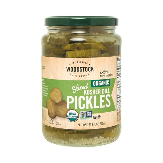 WOODSTOCK - Organic Kosher Dill Pickles 710ml | 6 Pack - WOODSTOCK - 1 - Diet & Fitness - ThePharmacy